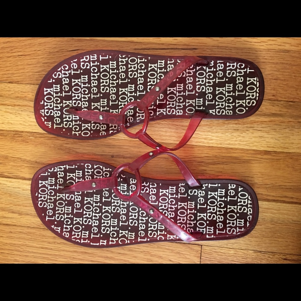 Michael Kors Pink jelly sandals size 8.5/9
